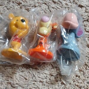 Disney Winnie the Pooh Character Set - Yellow, Orange, Blue